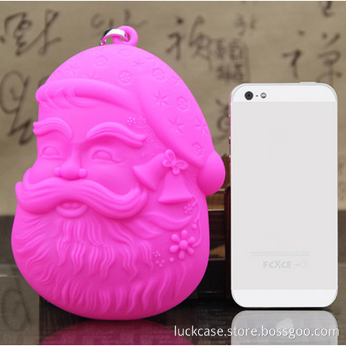 Custom hot sale promotional gift cheap lovely Christmas silicone bag for children